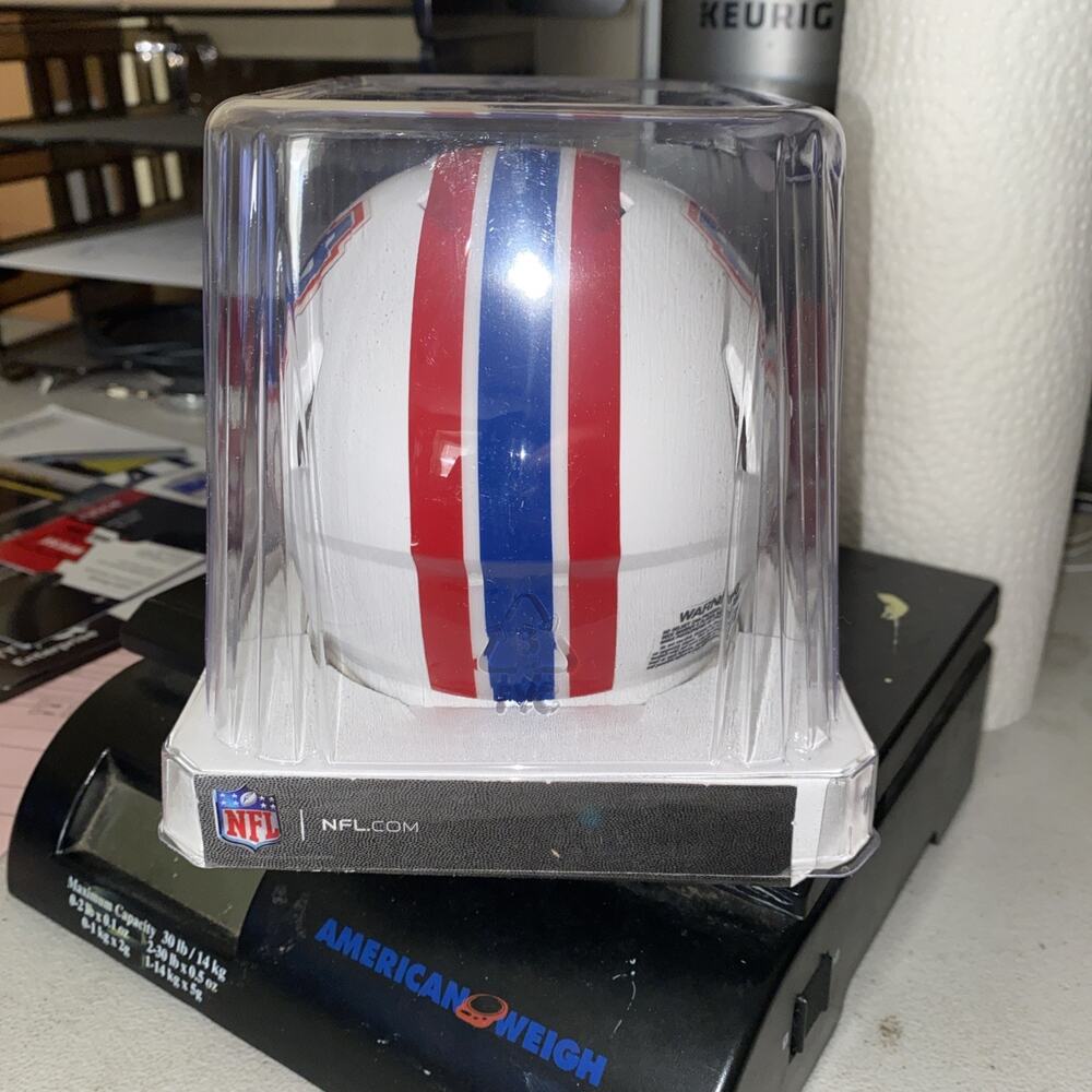 Houston Oilers (1981-1998) Authentic Riddell Speed Mini Helmet - Picture 3 of 3
